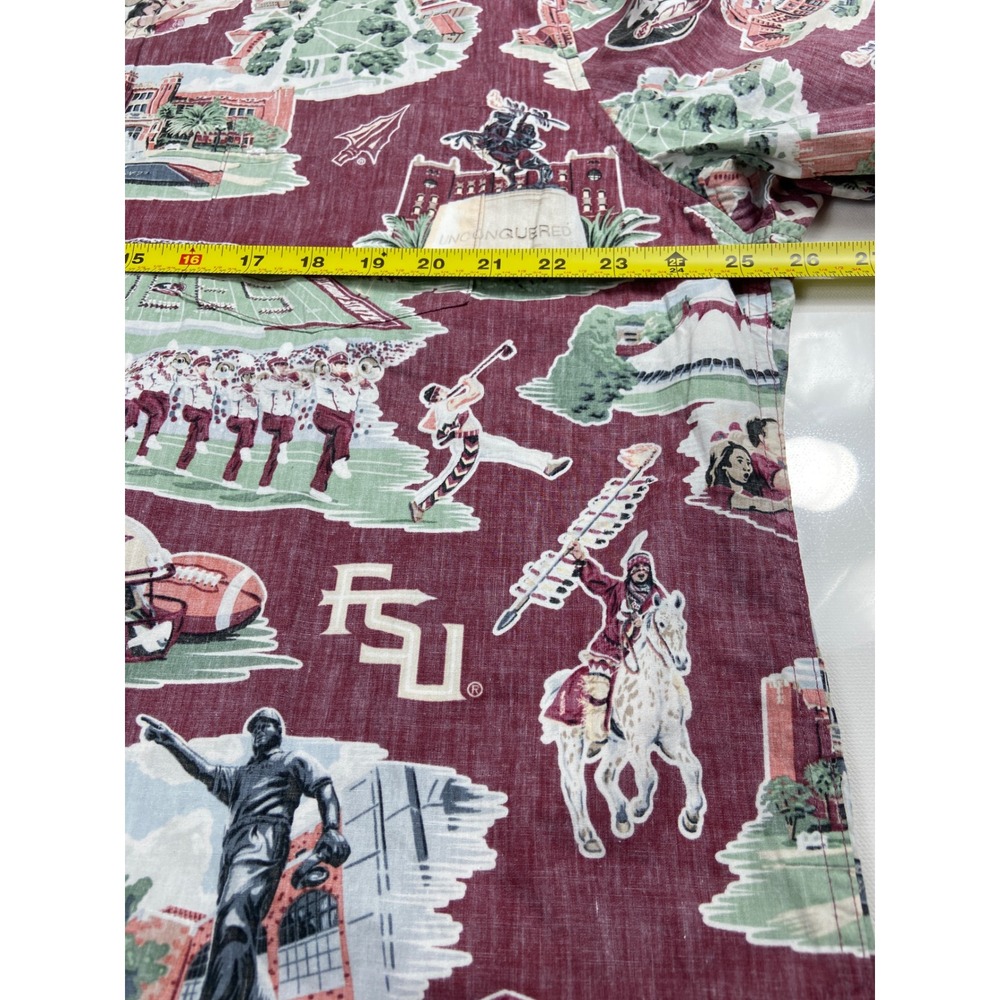 Reyn Spooner Florida State Seminoles‎ Hawaiian Shirt Mens XL Scenic Button-Down - Picture 10 of 11